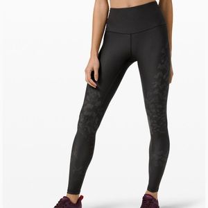 Lululemon Mapped Out High Rise Tight 28" Camo